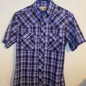 Wrangler pearl snap top